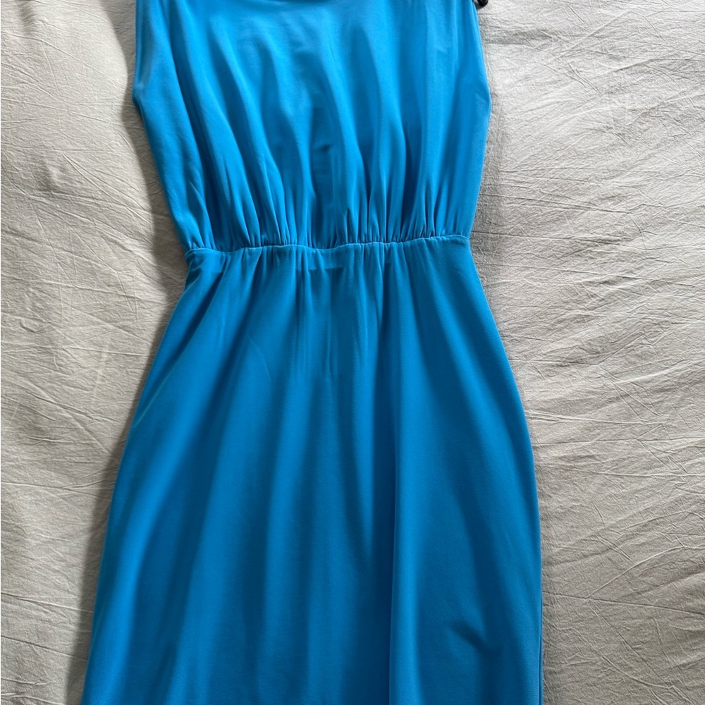 Express Vibrant Blue Midi Dress